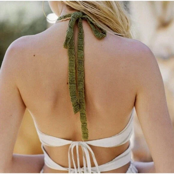 Free People Harper Maxi Dress Size Small Crochet Bust - Picture 4 of 9